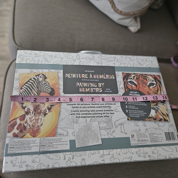 HINKLER artMaker Painting by Numbers wild animals art set - Picture 5 of 6